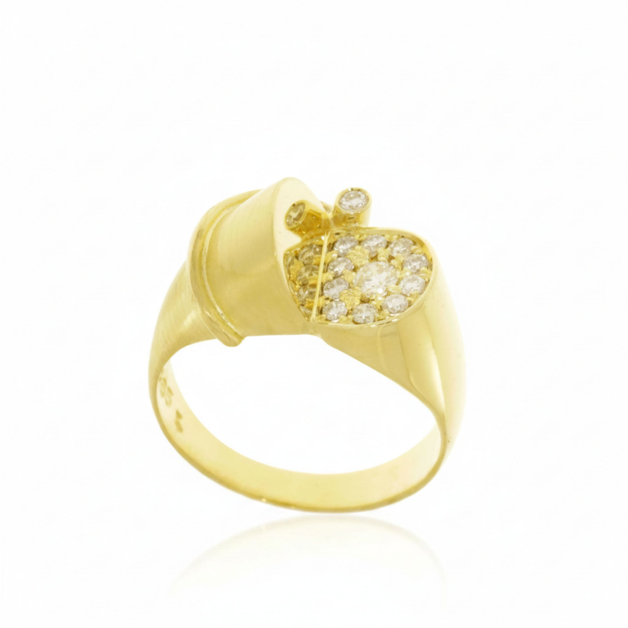 Ring 585 Gold Brillanten 0,28 ct. Hsi