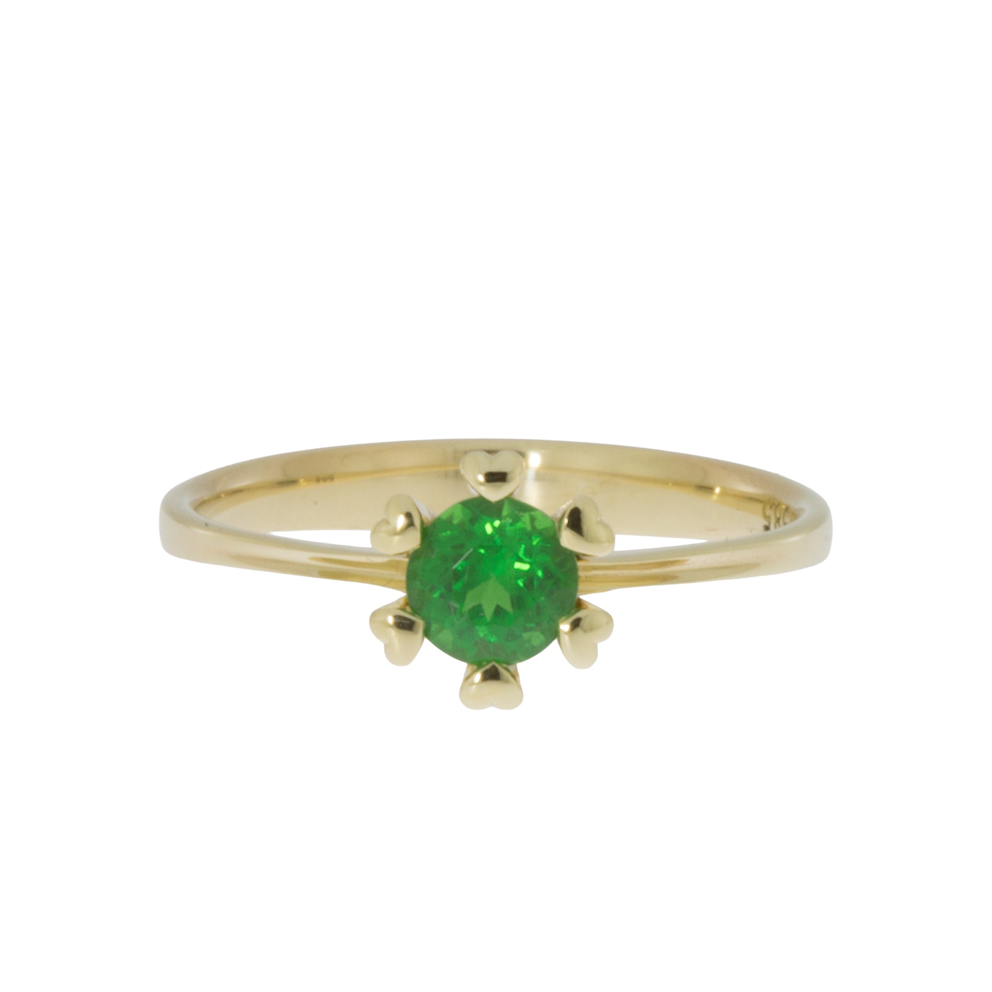Damenring 585 Gold Tsavorit (0,58 ct.)