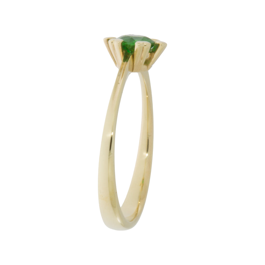 Damenring 585 Gold Tsavorit (0,58 ct.)