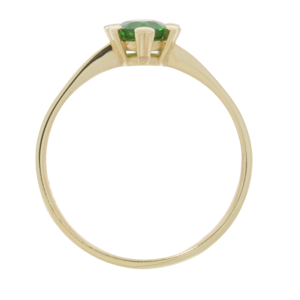 Damenring 585 Gold Tsavorit (0,58 ct.)