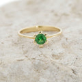 Damenring 585 Gold Tsavorit (0,58 ct.)