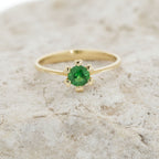 Damenring 585 Gold Tsavorit (0,58 ct.)